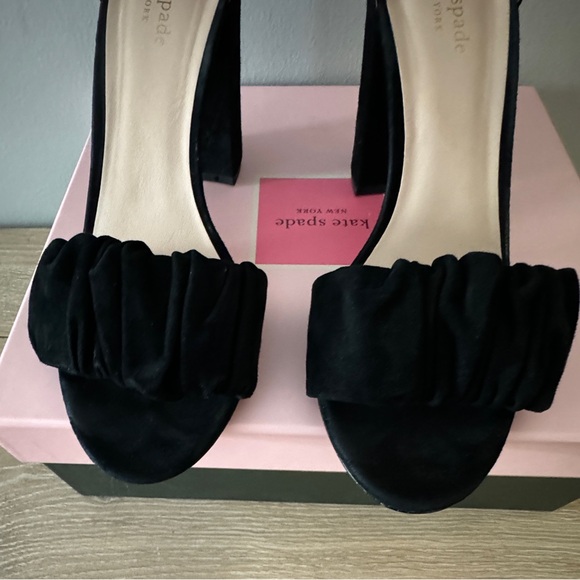 Kate spade Mona black suede platform heels - Picture 4 of 10